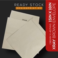15" x 18" A3+ Kraft Brown XRay Envelope Sampul Coklat X Ray