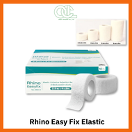 Rhino Easy Fix Elastic Cohesive Retention Bandage (10 Rolls) ไรโน อีซีฟิกซ์ ผ้ายืดพันแผลมีกาวในตัว (