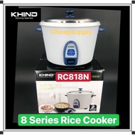 Khind 8 Series Rice Cooker / Periuk Nasi Elektrik RC810N 1L / RC818N 1.8L / RC828N 2.8L