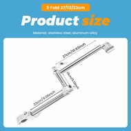 2/3 Fold Stainless Steel Umbrella Stand Adjustable Stroller Umbrella Mount Holder 360° Rotation Bicy