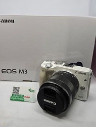 新淨 Canon EOS M3 18-55MM KIT SET FULL BOX SET 手快有 not m10 m100 m200 r10 r50 r100