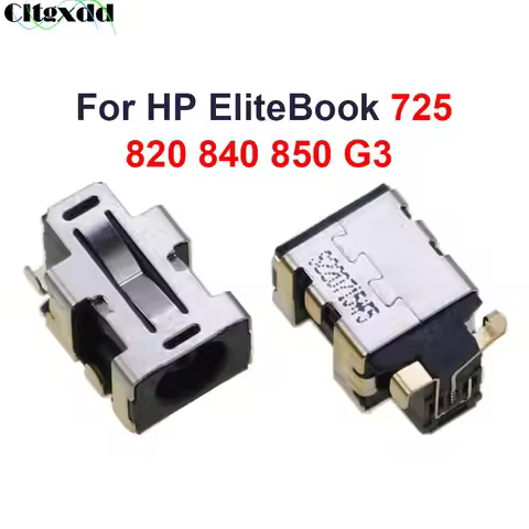 Cltgxdd 1pcs DC Power Jack For HP EliteBook 725 820 840 850 G3 DC Connector Laptop Female Socket Pow