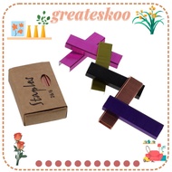 GREATESKOO 1000Pcs Staples per Pack 26/6 Standard Staples, 26/6 1/4 Inch Colored Staples, Home 6 Col