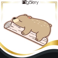 FYgalery HL0525 Anti-Slip Home Decor Doormat Size 40x60cm Bathroom Bedroom Mat Character Motif Y1655