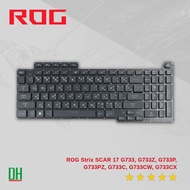 Keyboard For ROG Strix SCAR 17 G733 G733Z G733P G733PZ G733C G733CW G733CX RGB Backlit TH/US
