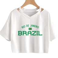 brazil y2k  cyber y2k crop top girl 90s graphic  streetwear  clothes