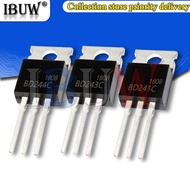 10PCS BD241C BD243C BD244C TO220F TO-220F BD241 BD243 BD244 Transistor