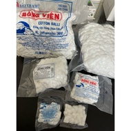 BAG of 100gr and 50gr BAO THACH sterilized medical cotton balls, 3x 3cm BAO THACH MEDICAL cotton bal