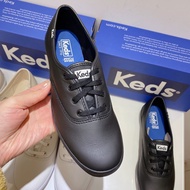 PROMO original 2024 Keds leather（free two pairs of socks ）classic women shoes white shoes fashion casual comfortable