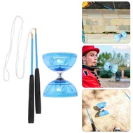 Diabolo Cina Untuk Kanak-kanak Tiga Galas Mainan Luaran Mainan Kristal Yoyo Profesional