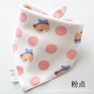 Pet supplies pure cotton breathable bib triangular bib feeding bib triangular drool bib