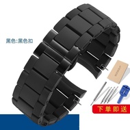 Watch Strap Silicone Wrapped Steel Watch Strap Substitute Binger Armani AR5890|5891|5906|5921 Men Wo