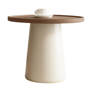 Coffee Table cream design modern round center table easy assembly storage for living room perfect fo