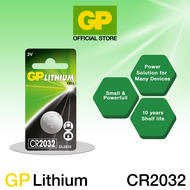 GP Lithium Coin Cells Battery CR2032 [ Card of 1s ] (5004LC AWI L14 EA2032C BR2332 LF1/2V LM2032 RFA