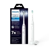 飛利浦 - Philips Sonicare 4100 電動牙刷，帶壓力傳感器的可充電電動牙刷，白色 HX3681/23 平行進口