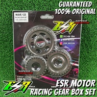 🔥 ESR MOTOR Y15ZR LC5S WAVE125 Racing Gear Box 5TH 22T Y15 LC135 WAVE 125 Gearbox ESRMOTOR RED LEO REDLEO Full Set