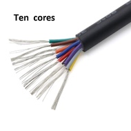 20เมตร-1เมตร26AWG หลายแกนยืดหยุ่นสายสัญญาณพีวีซีหุ้มฉนวนสายไฟสายทนความร้อนได้สีดำ UL2464สีขาว