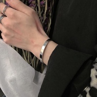 Opening Does Not Fade All-Match Titanium Steel Bracelet Men's Trendy Niche Design Feel Street Simple