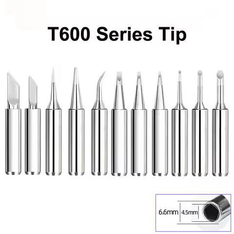 Bakon T600 Series Soldering Tip for BK881/BK60/BK90 Welding Station, T600-K/B/I/2.4D/3.2D/1C/5C/SK, 