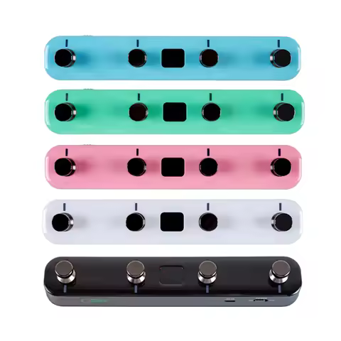 Mooer GWF4 Wireless Footswitch Switch Pedal Controller for Prime P1 Smart Guitar Pedal and Gtrs Elec