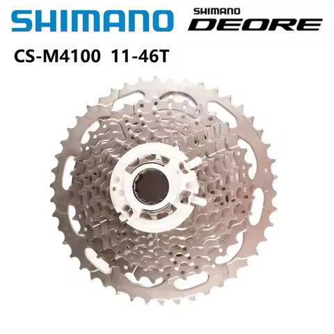 Shimano DEORE 10s CS-M4100 11-42T 11-46T 10 Speed Cassette For Mountain Bike Riding Parts Original