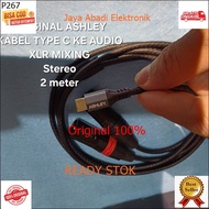 HP P267 SHLEY ASLEY USA TYPE C AUDIO CABLEOriginal TYPE TO XLR MALE FEMALE STEREO MINI 2 CELLPHONEhp