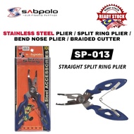 SABPOLO SP-013 STAINLESS STEEL STRAIGHT SPLIT RING PLIER