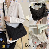 DAPHNE Plaid Shoulder Bags Women Female Lightweight Large Capacity Underarm Bags