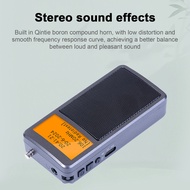 HanRongDa HRD-205 Portable FM Radio Multifunctional Radio Convert Signal to BT Headphones Auto Scan 