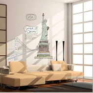 Wall Sticker Statue Of Liberty Wall Sticker/ AY807