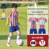 2025-26 Season Club World Cup Home Atletico Madrid Kids Football Jersey Set Antoine GRIEZMANN J.ALVA