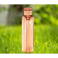 Pure Copper Handmade Jointfree Leak Proof Water Bottle 1000ml (New) Stock Clearance of Cosmetic Defect Bottles