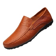 TOP☆IGX010 Paul camel genuine leather men's casual leather shoes soft leather men's shoes all-matching soft bottom slip-on peas shoes