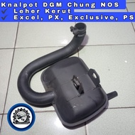 Knalpot Kenalpot DGM Chung NOS Vespa Excel Exclusive PX PS leher kerut