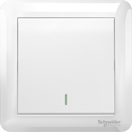 Schneider Electric Switch - (10AX 250V 1 Gang 2 Way, White)