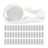 Curtain Pleat Tape with30 Pcs Hooks forDIY Pinch Pleat Tape forDIY Pinch Pleat Curtain