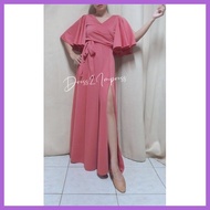 ✔ ◱ ◶ Victoria MALL QUALITY small plus size LONG DRESS EVENING ENTOURAGE WEDDING NINANG DRESS