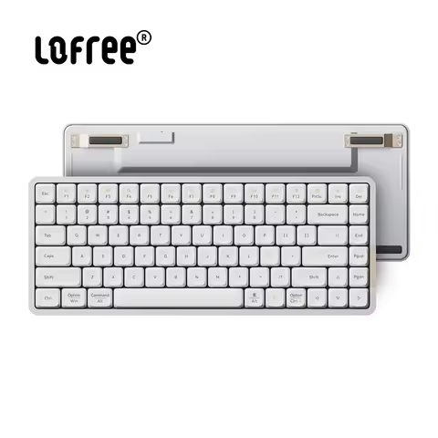 LOFREE Flow Mechanical Keyboard Wireless Quiet and Gentle Sound Keyboard Ghost Linear Phantom Swith