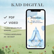 KAD DIGITAL MAJLIS AQIQAH | DIGITAL CARD | E-CARD