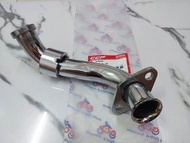 คอท่อหน้า SUZUKI RC80RC100RC100GRC100J2  (CCP) แบบหนา >>แถมฟรีปะเก็นคอท่อ<<