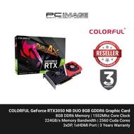 COLORFUL GeForce RTX3050 NB DUO 6GB/8GB GDDR6 Graphics Card Colorful GeForce RTX 3050 NB DUO