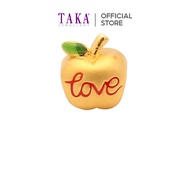 TAKA Jewellery 999 Gold Charm Apple