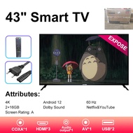 EXPOSE Android TV 32 inch Smart TV43 inch LED Television 32/43/50  inch With WiFi