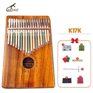 Gecko K17K Kalimba 17 Keys Koa Wood (100% Genuine Commitment Imported by Late Sun Music)