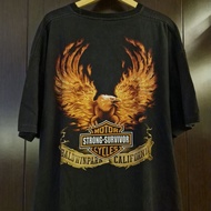 Harley Davidson Flame Baldwin Park California USA T-Shirt