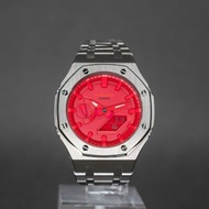 《改裝訂製》G-SHOCK特別限量版 男裝女裝手錶鋼錶 農家橡樹  Casioak Casio G Shock Special Limted Edition GA2100 Luxury Men Ladies Watch