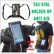 HP [UNIXMARKET] GOJEK HOLDER BAG MOTORCYCLEhp MOTORCYCLE BAG OJOL BAG GRAB BAG WATERPROOF RAINPROOF 