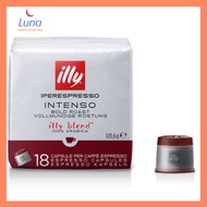 [illy] Coffee Dark Roast Espresso Capsules - 18 Count (6.2g Each)