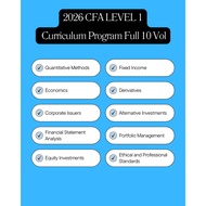 CFA All level 1 2 3 (Currriculum program, Kaplan Schweser, Mocks, IFT, Meldrum)