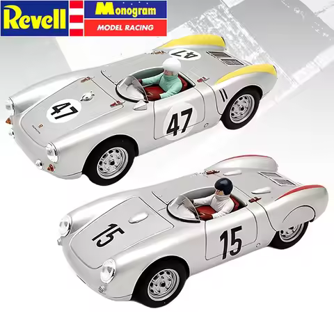 Revell/Monogram Slot Car 1:32 Porsche 550 Spyder 08362 Le Mans 1954 #47 / 08363 Avus 1955 #15